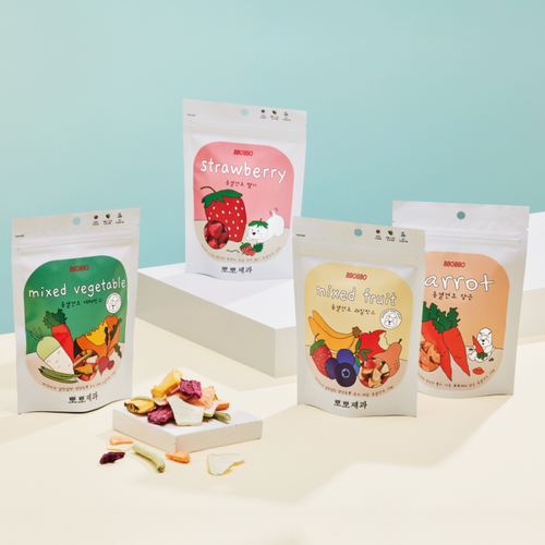 BBOBBO Freezedried Veggie Fruits Snacks (4 Flavors) ohmopup