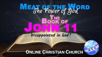 John Chapter 11: Disappointed in God