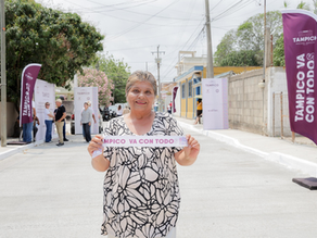 Tampico Avanza con Más Obras de Pavimentación: Mónica Villarreal