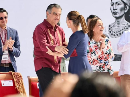 Acompaña Américo a la presidenta Sheinbaum en celebración de 7 años de la 4T