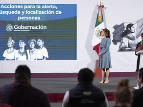 Presidenta Claudia Sheinbaum presenta reformas para combatir el delito de desaparición como la creación de la Plataforma Única de Identidad