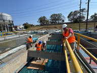 Realiza COMAPA Sur mantenimiento al sistema de sedimentadores en la Planta Potabilizadora Altavista