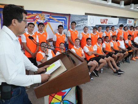 Rector de la UAT presenta oficialmente al equipo Correcaminos para el Torneo Apertura 2025 de la Liga de Expansión