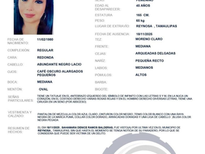 Se encienden alertas; desaparece otra mujer en Reynosa