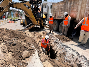 Rehabilita Comapa Sur línea de drenaje en céntrico sector de Tampico