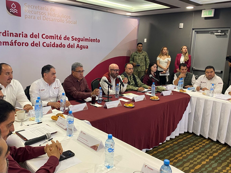 Encabeza secretario de Recursos Hidráulicos reunión de actualización del “Semáforo del Agua en Tamaulipas”