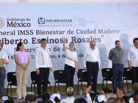 Nuevo Hospital IMSS-Bienestar en Madero será inaugurado en diciembre: presidenta Claudia Sheinbaum