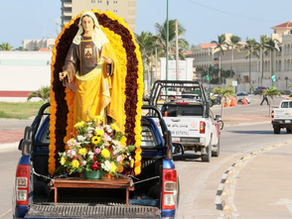 Fortalece Gobierno de Ciudad Madero las tradiciones con celebración en honor a la Virgen del Carmen en Playa Miramar