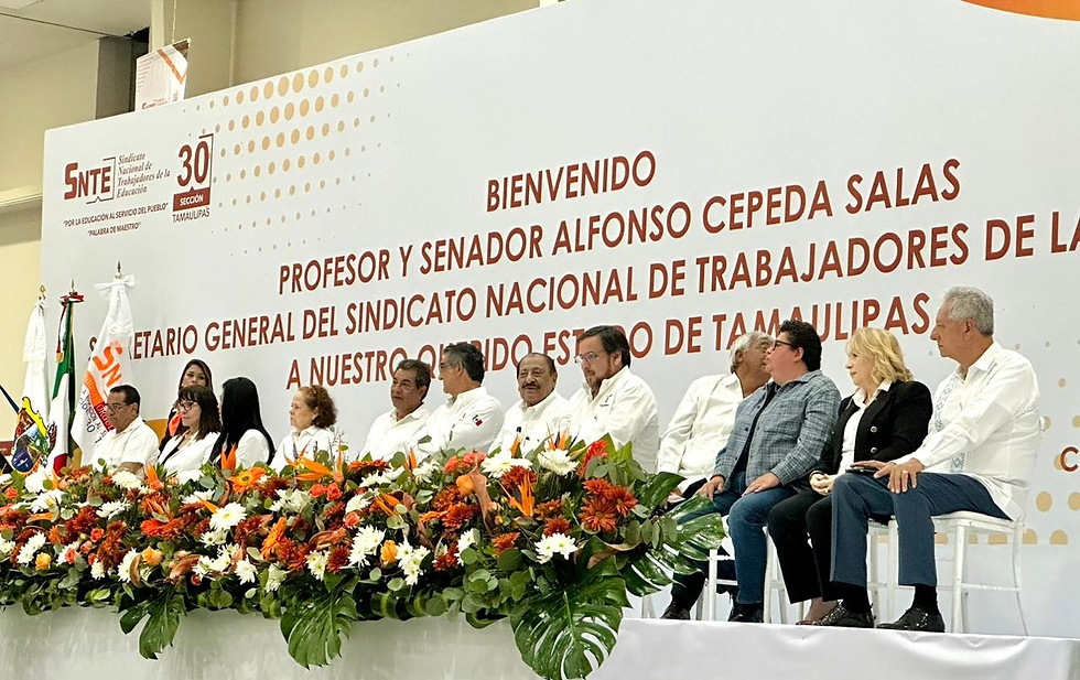 Reconoce Arnulfo Rodríguez el apoyo del Gobernador al Magisterio Tamaulipeco.