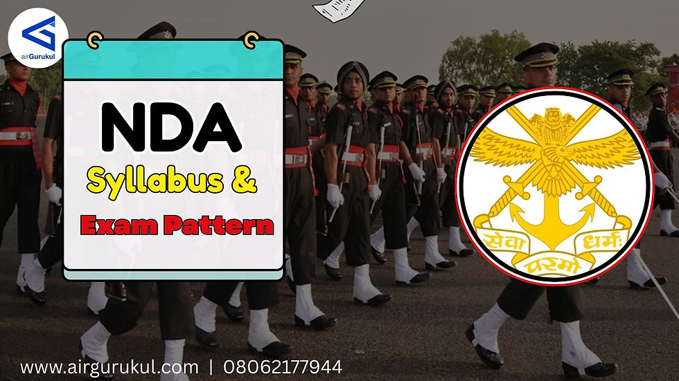 NDA Syllabus & Exam Pattern 2026 —Complete Guide