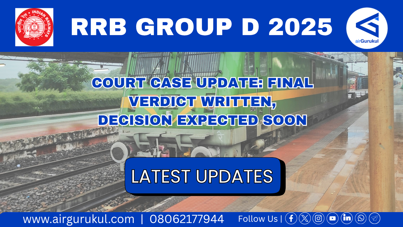 RRB Group D 2025 Court Case Update: Final Verdict Written, Decision Expected Soon