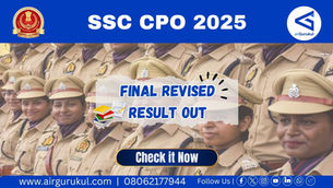 SSC CPO Paper 2 Revised Final Result 2025 Out-Download Link