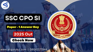 SSC CPO SI Answer Key 2025 Out — Download Paper-I Answer Key