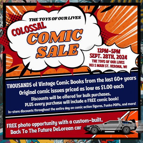 Comic Sale Instagram post