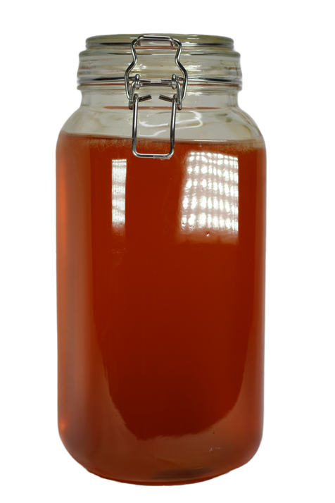 Large Honey Glass