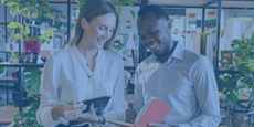 Employees Having Business Discussion