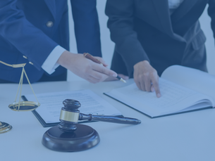 Teamwork of business lawyer colleagues, consultation and conference of professional female lawyers working having at law firm in office. Concepts of law, Judge gavel with scales of justice