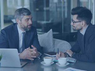 Two Men Talking