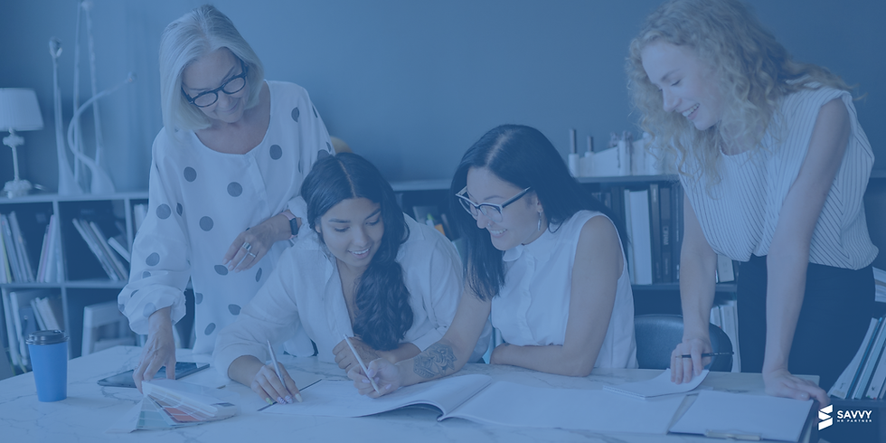 Women writing their plans.