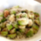 Roasted Garlic & Parmesan Brussel Sprouts