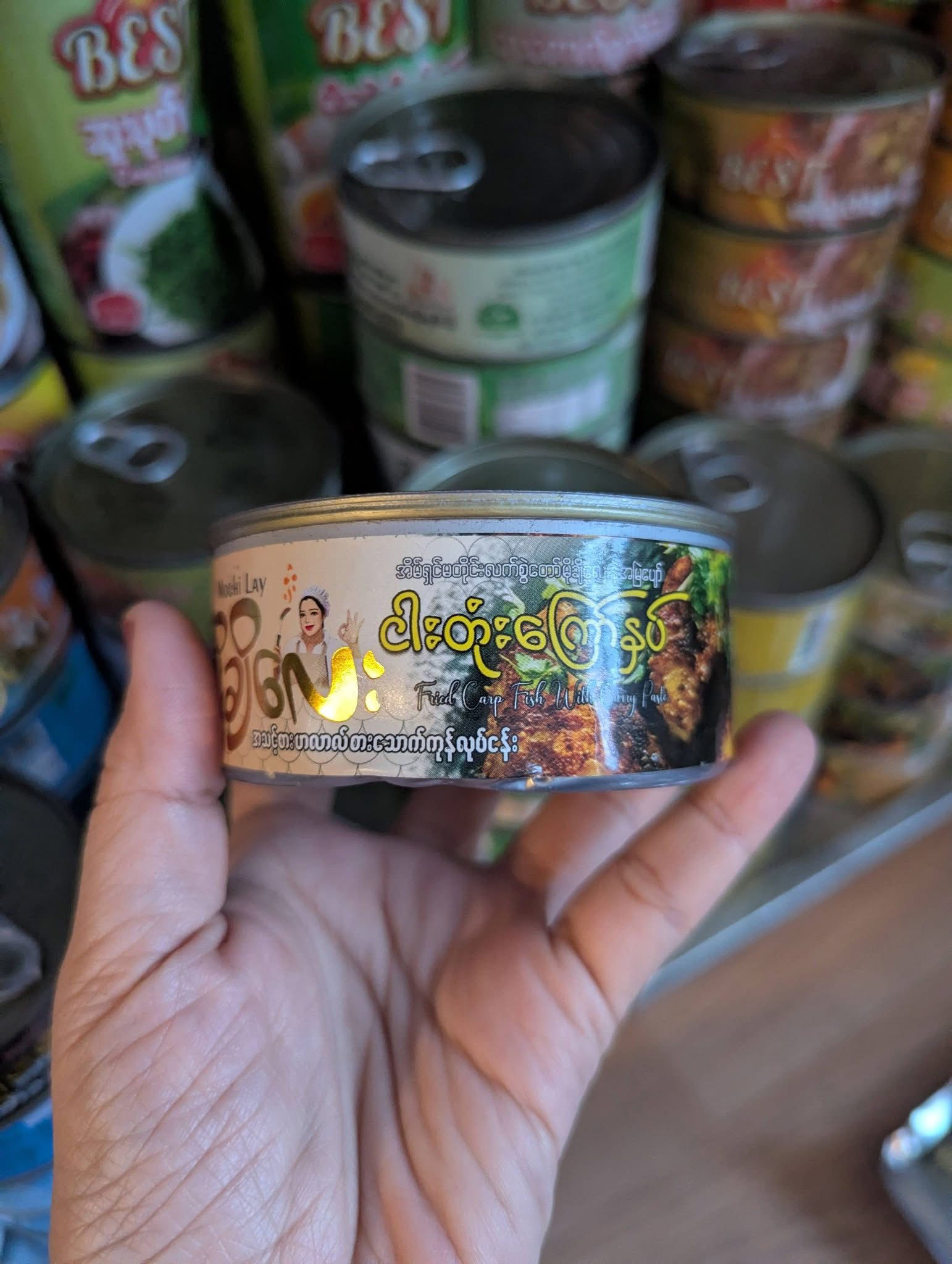 Mo Chi Lay - ငါးတုံးကြော်နှပ်