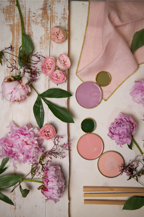 mood board pink