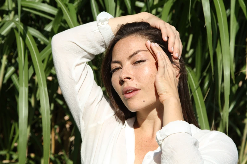Sophia Ha teaching a free Face Yoga workshop