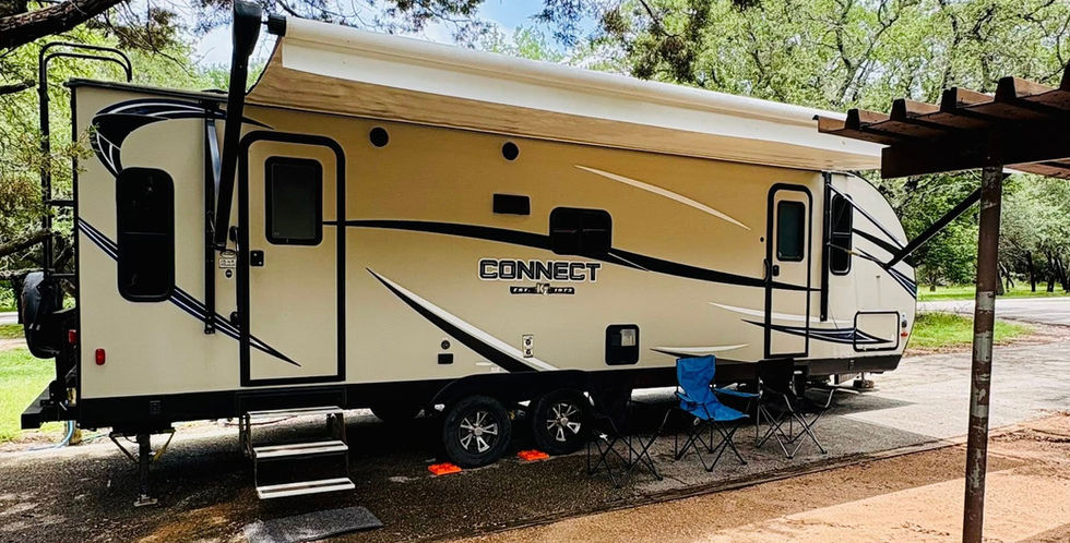 Fully loaded RV rental ready for your camping trip