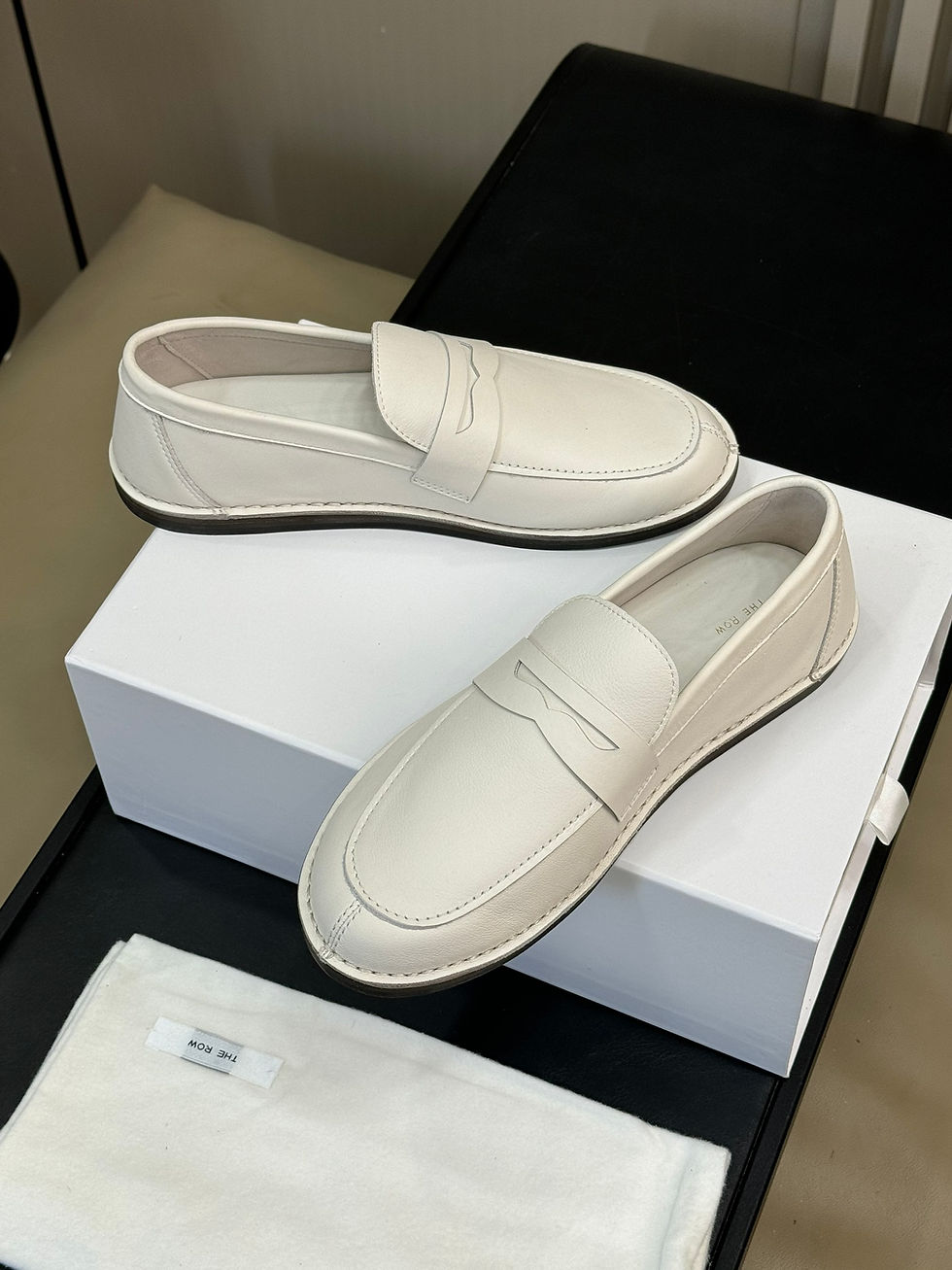 Thumbnail: THE ROW CARY LOAFERS IN PONY