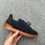 Thumbnail: ZEGNA BLACK SUEDE TRIPLE STITCH SNEAKER