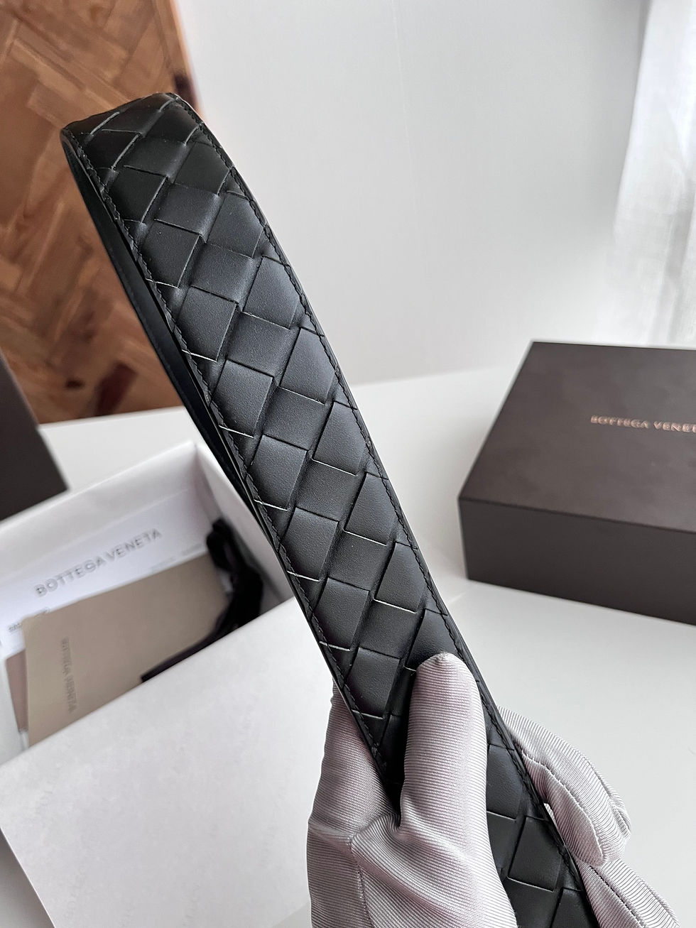 Thumbnail: BOTTEGA VENETA BELT 4 CM