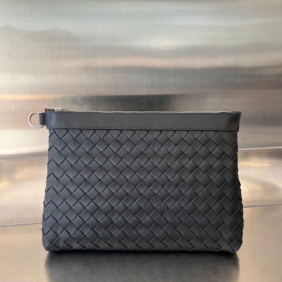 BOTTEGA VENETA INTRECCIATO LETHER POUCH