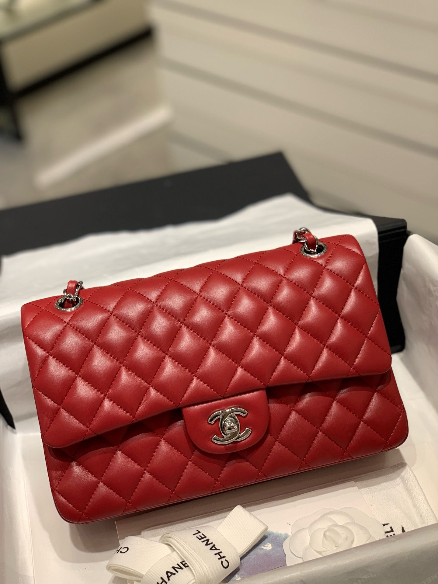 CHANEL CF 25 MEDIUM LAMBSKIN SHW ULTIMATE BAG