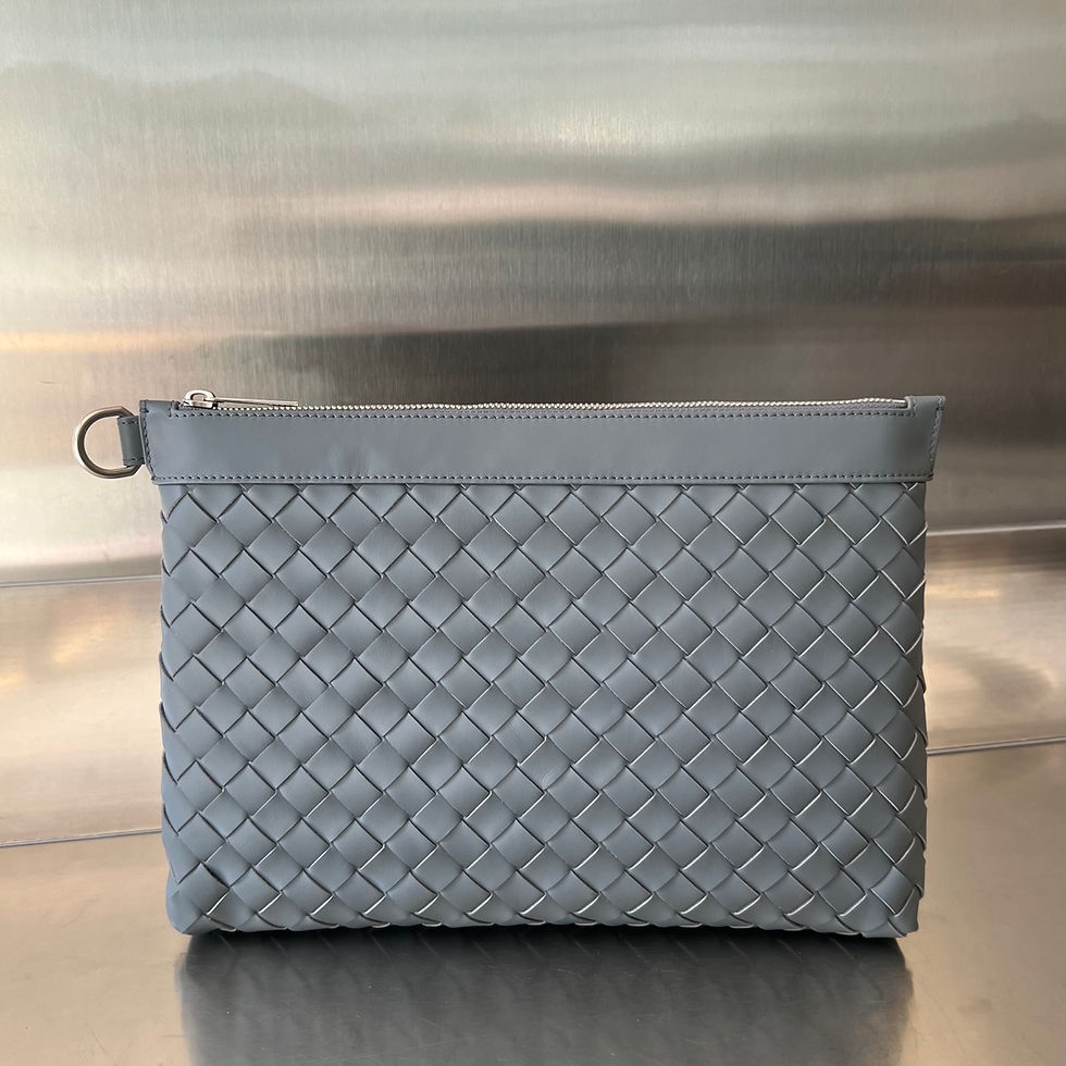 BOTTEGA VENETA INTRECCIATO LETHER POUCH