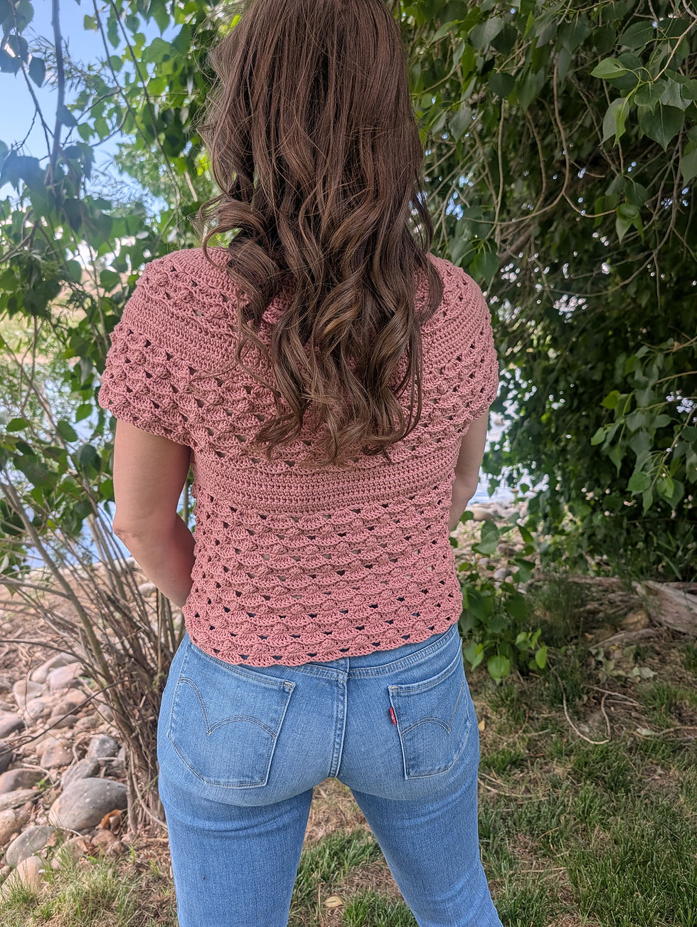 Crochet Summer Top PDF Pattern