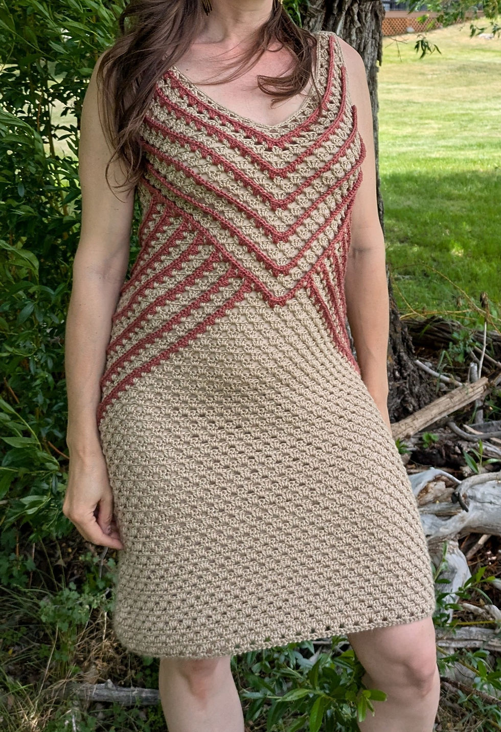 Thumbnail: Modern Granny Stitch Crochet Dress Pattern