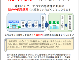 お薬の受取り方法の変更のお知らせ