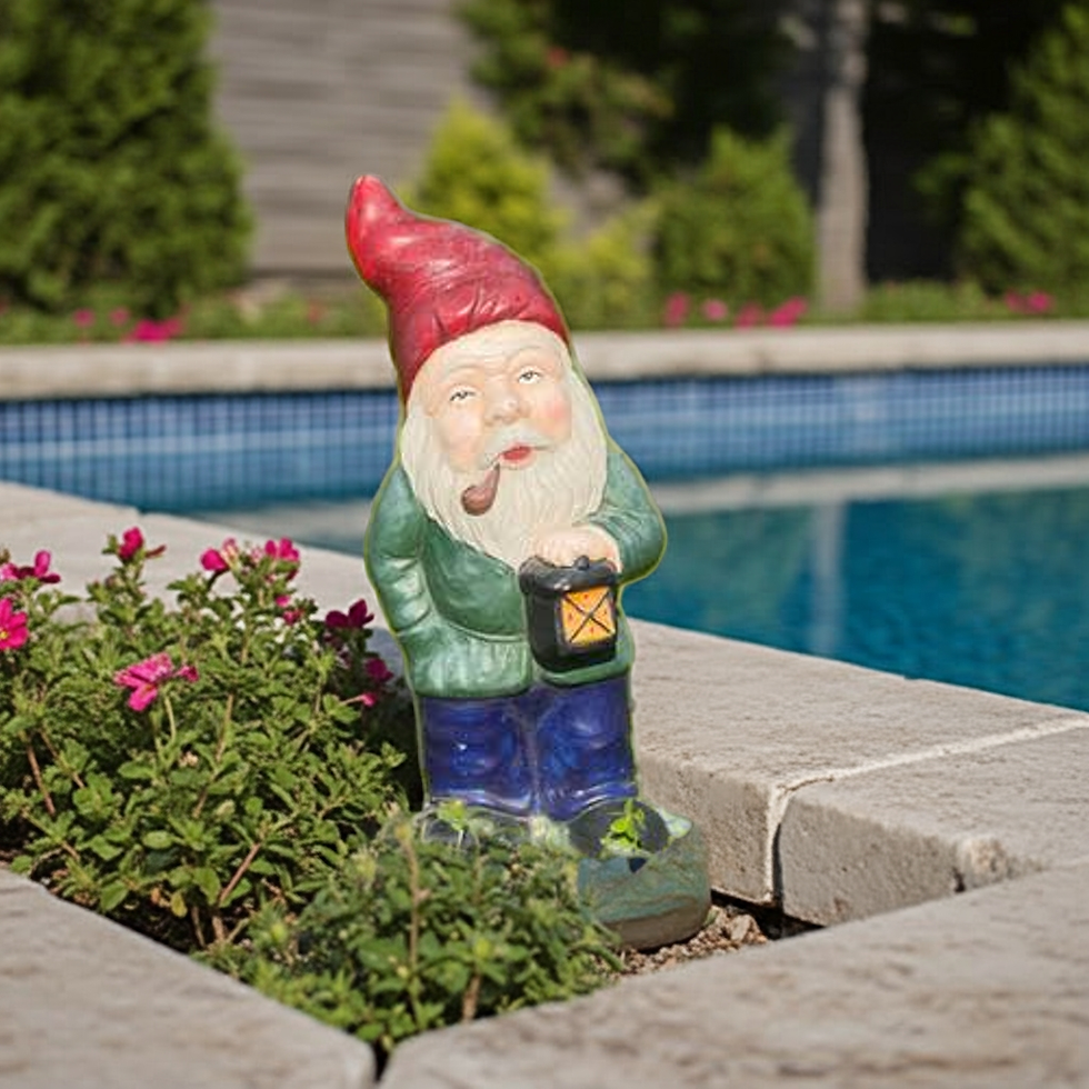 Bonfante Statuetta Nano con Lanterna