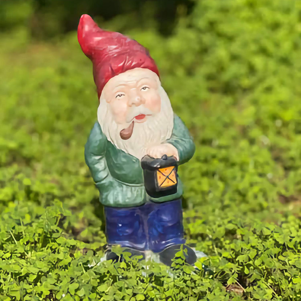 Bonfante Statuetta Nano con Lanterna