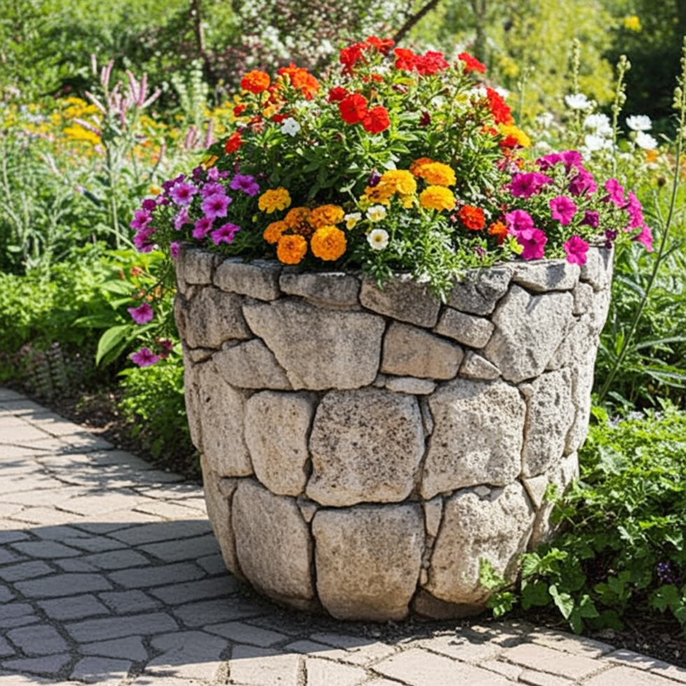 Fioriera Ovale 'Bacile' Fondo Chiuso