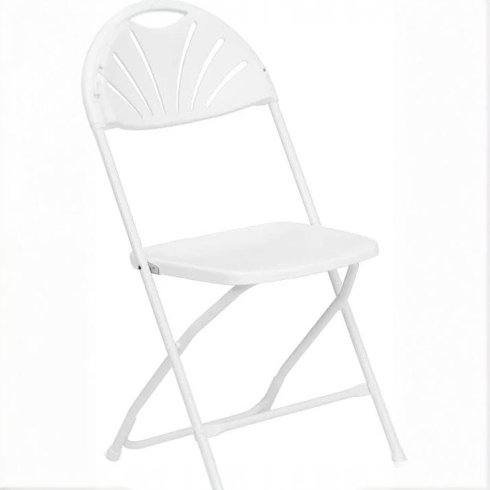 White Fanback Chair
