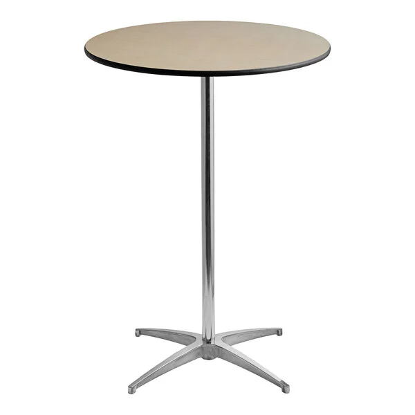 30" Round Cocktail Table, 42" Height