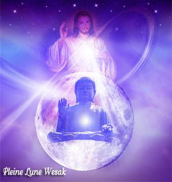 vibrations Bouddha et Jésus wesak