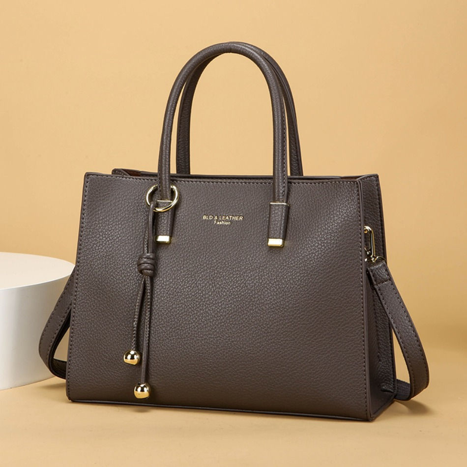 Thumbnail: Genuine Brand Top Quality Leather Handbag Women's Tote Messenger Sac Designer La