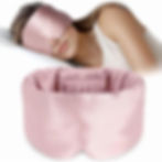 Thumbnail: Silk Sleep Mask Soft Pressureless Sleeping Mask 100% Mulberry Silk for Eye Skin 