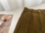 Thumbnail: Retro High Waist Corduroy Pants Women Spring Fall Straight Causal Full Length Tr