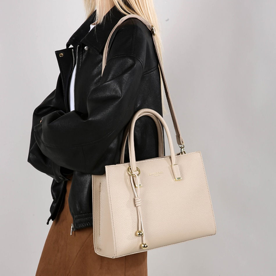Thumbnail: Genuine Brand Top Quality Leather Handbag Women's Tote Messenger Sac Designer La