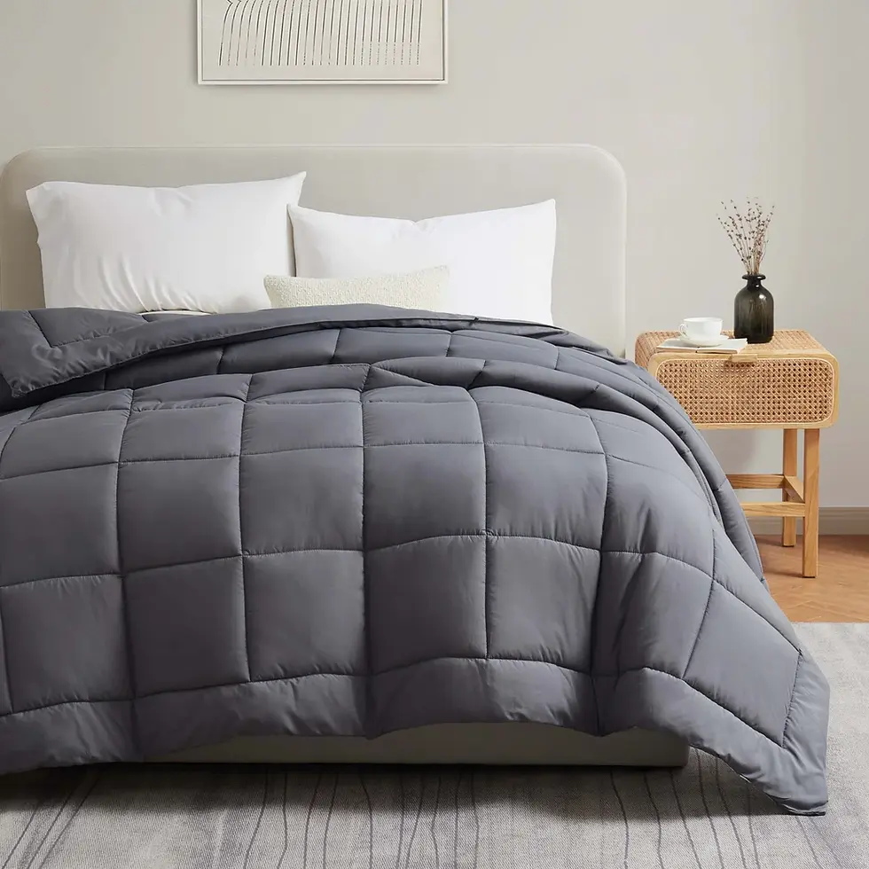 Dark Charcoal Grey - Solid Comforter Insert