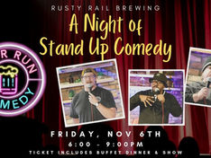 SPECIAL EVENT! RETURN TO RUSTY RAIL!!! Friday November 6, 2026 @ Rusty Rail Brewing Co. - Mifflinburg, PA