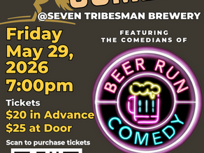 Friday May 29, 2026 @ Seven Tribesman Brewery - Wayne, New Jersey